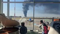 incendio zona industriale aeroporto catania