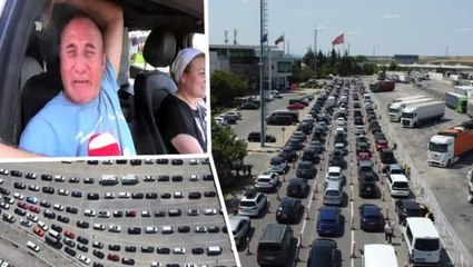 Kapıkule’de gurbetçilerin dönüş yolculuğu sürüyor