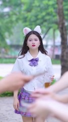 A Push, A Blush, A Crush 😳💘 #lilymeow #lilymiumiu #couplegoals #schoolcrush #schooldrama