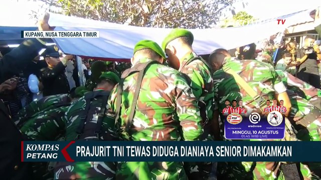 Pilu! Suasana Prosesi Pemakaman Prada Lucky Usai Tewas Diduga Dianiaya Senior TNI | KOMPAS PETANG