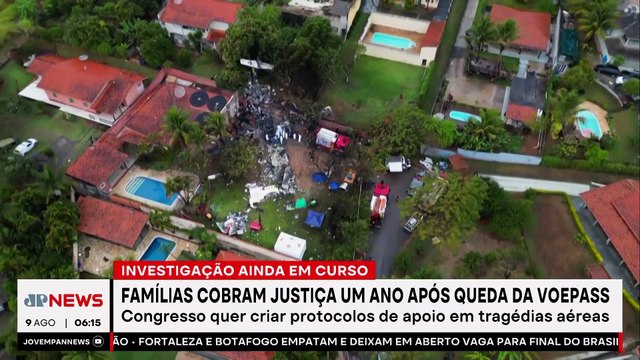 Familiares buscam justiça um ano após queda de avião da Voepass
