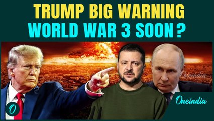 Trump’s WORLD WAR 3 Warning | Makes SHOCKING Statement before Ukraine Peace Meet with Putin