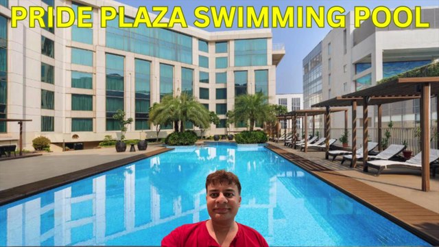 Hotel Pride Plaza SWIMMING POOL | Aerocity Delhi | Best Budget 5 Star Luxury Hotel | Nr IGI Airport 4K