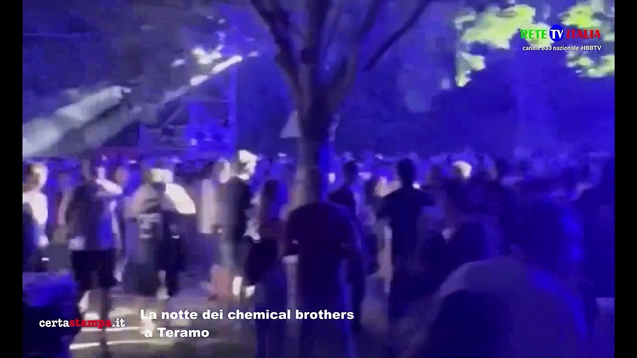 La notte dei chemical brothers a Teramo