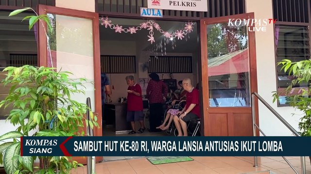 Momen Oma Opa Semangat di Panti Wreda Semarang Ikut Lomba Jelang Perayaan 17 Agustus