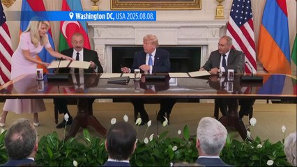 Békét kötött Azerbajdzsán és Örményország, Trump jelenlétében írták alá a megállapodást