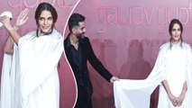 Neha Dhupia & Angad Bedi's Aww Moment At The First Bridal Couture Collection Event - Couple Goals