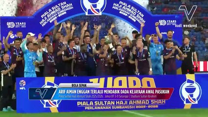 Arif Aiman enggan terlalu mendabik dada kejayaan awal pasukan