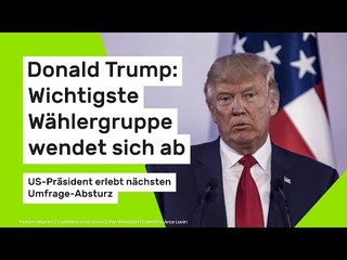 Donald Trump erlebt nächsten Umfrage-Absturz