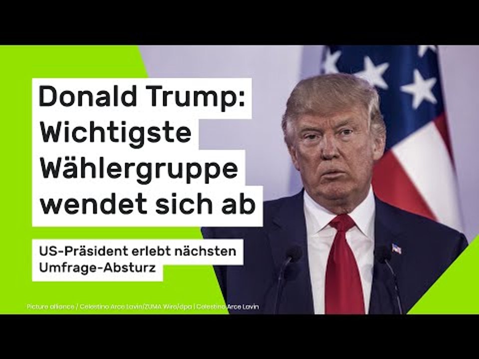 Donald Trump erlebt nächsten Umfrage-Absturz
