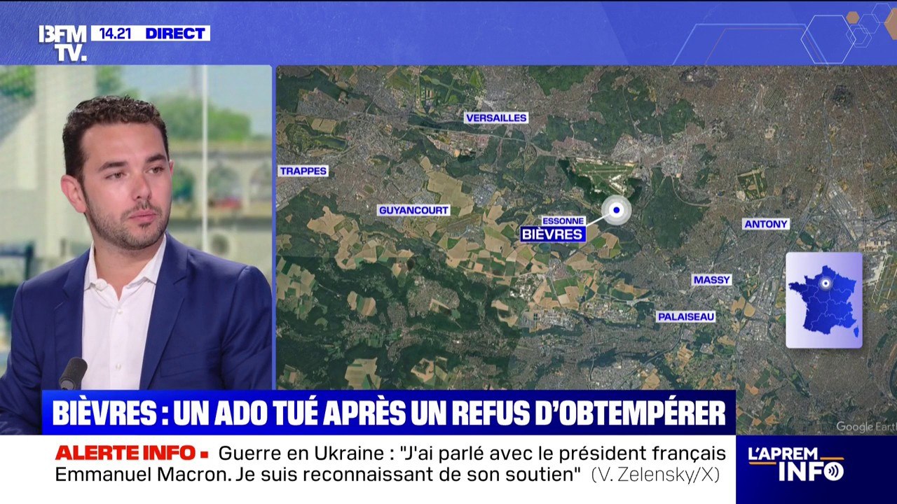 Refus d'obtempérer à Bièvres: un ado tué, l'IGPN saisie