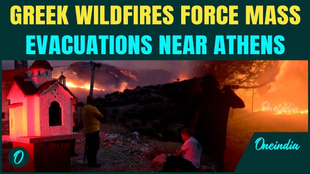 Hellfire Near Athens: People Flee As Homes And History At Risk As Greece Wildfires Rage Near Athens