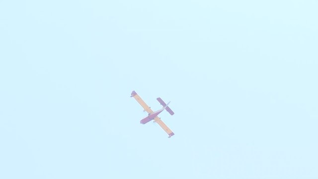 Medios aéreos trabajan en la extinción del incendio forestal de San Bartolomé de Pinares