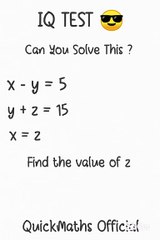 Only High IQ Can Solve 😎