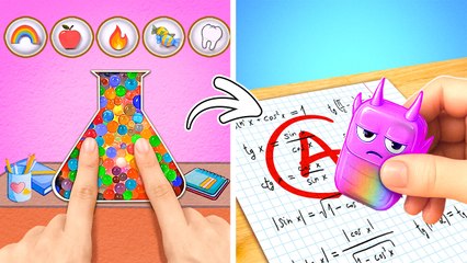 Sprunki’s Chemistry Class! 🧪💥 School Hacks to Get an A on the Test! 📝📚✨