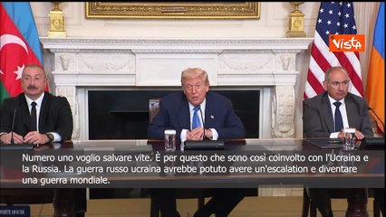 Trump: Tra Putin e Zelensky poteva scoppiare una guerra mondiale ma io ho fermato escalation