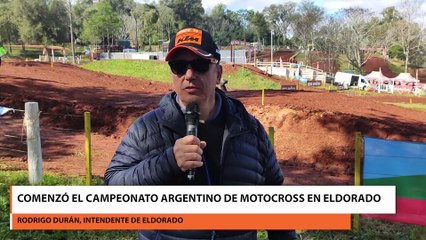 Comenzó el campeonato argentino de motocross en Eldorado