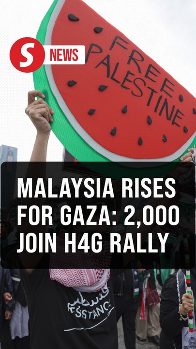 Thousands brave rain for Malaysia–Palestine solidarity rally in KL