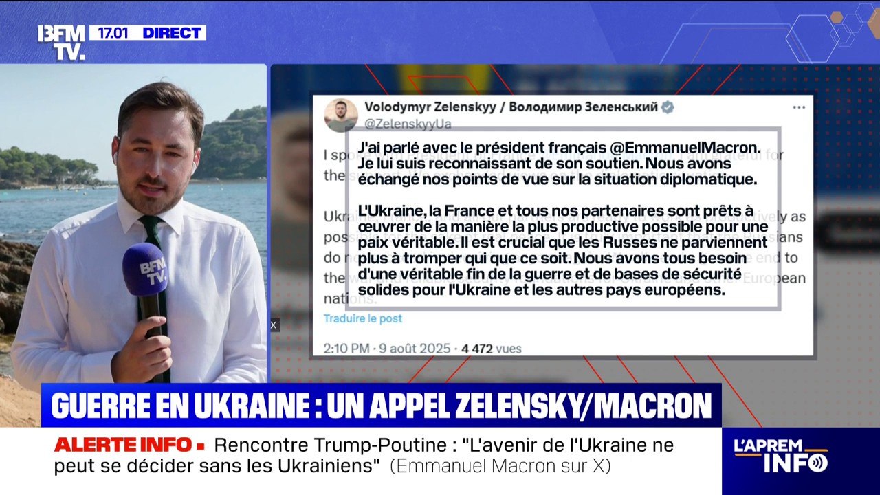 "L’avenir de l’Ukraine ne peut se décider sans les Ukrainiens": Emmanuel Macron s'est entretenu avec Volodymyr Zelensky