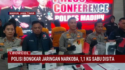 Jaringan Sabu Terbongkar di Madiun, Kurir Perempuan hingga Perantara Diringkus Polisi