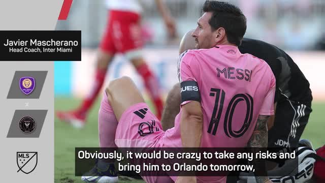 It would be crazy to risk injury to Messi - Mascherano