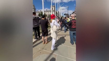 Watch: Moment police arrest protesters as hundreds rally in support of Palestine Action