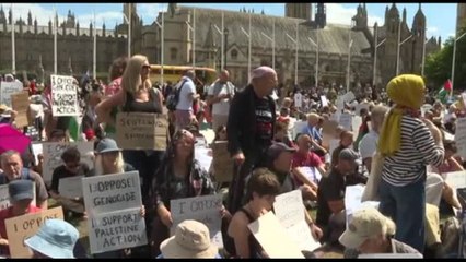 Londra, arresti a sit-in pacifico per gruppo fuorilegge pro-Palestina