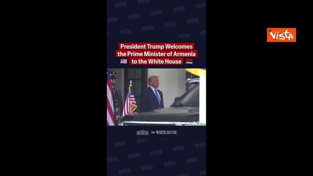 Trump accoglie alla Casa Bianca il Primo Ministro armeno Nikol Pashinyan per vertice con Azerbaijan