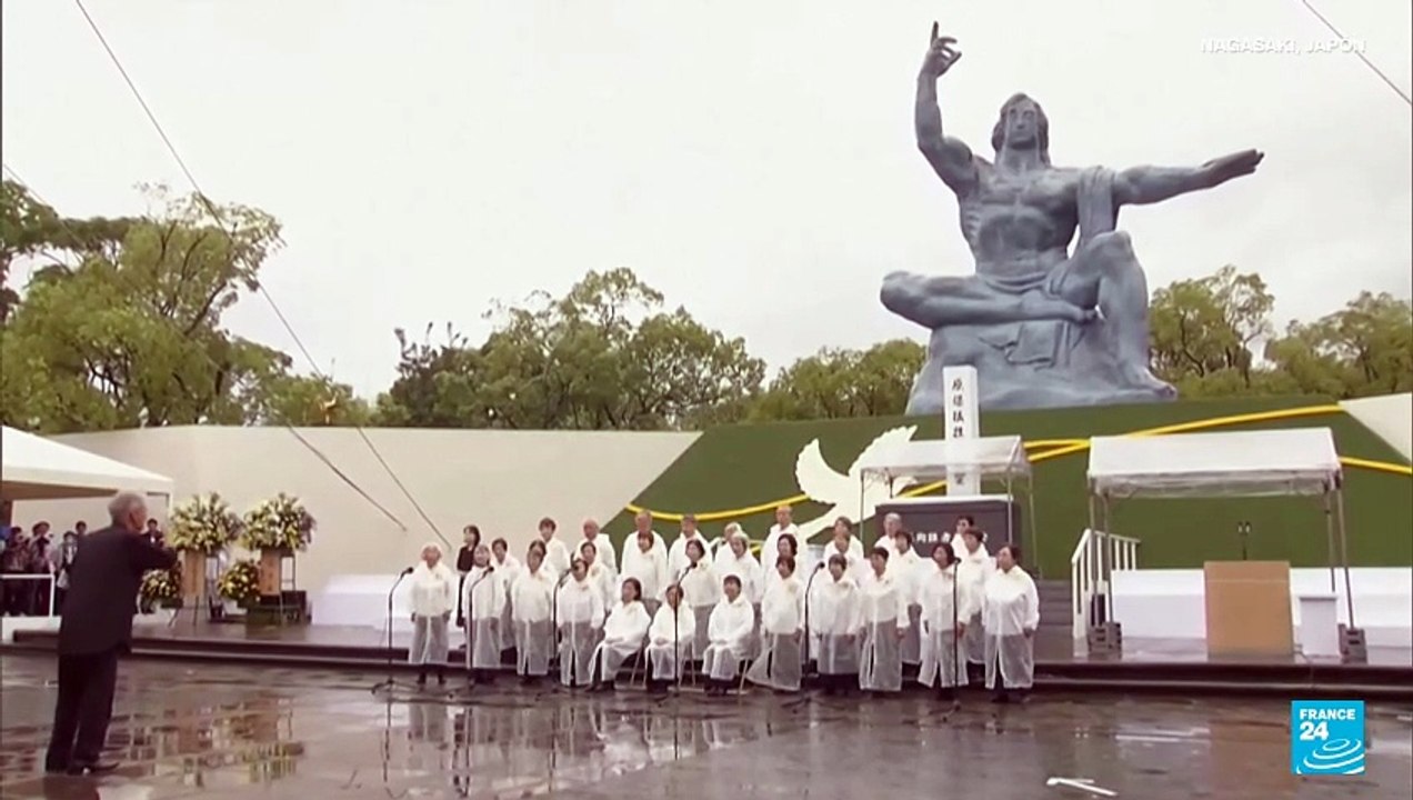 Japón conmemora 80 años del bombardeo atómico en Nagasaki