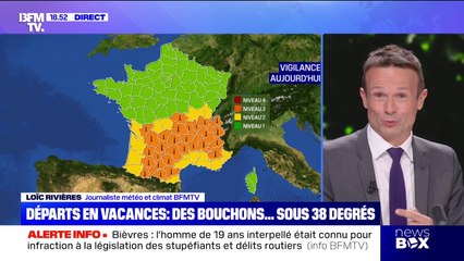 Canicule: 42 départements placés en vigilance orange