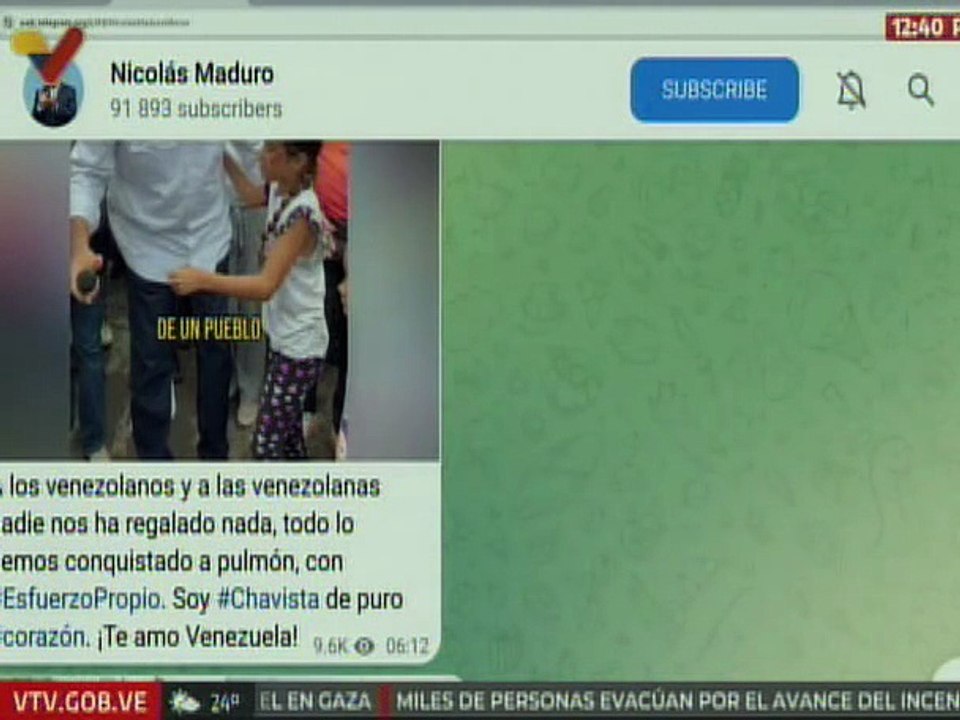 Pdte. Maduro: A los venezolanos nadie nos ha regalado nada, todo lo hemos conquistado a pulmón