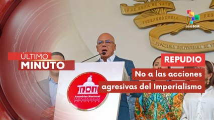 Asamblea Nacional de Venezuela rechaza agresiones de EE. UU contra el país