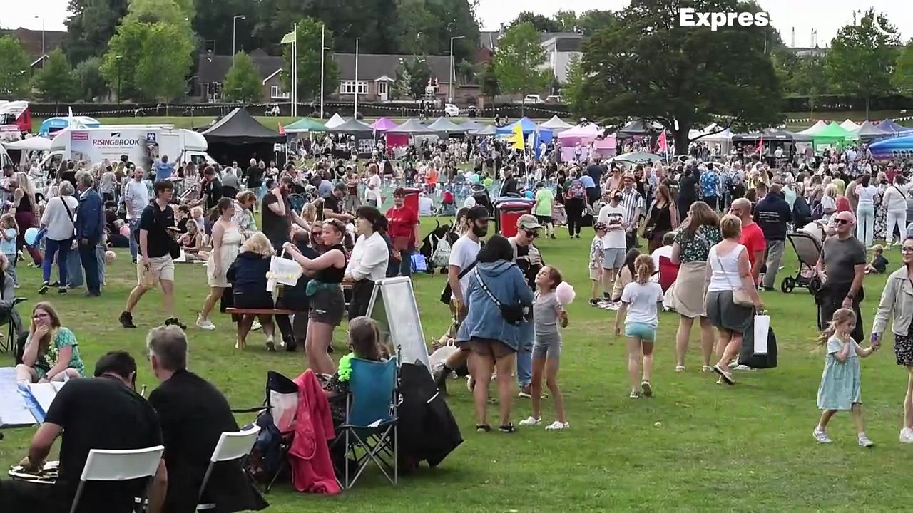 Scenes from Hednesford Festival at Hednesford Park.