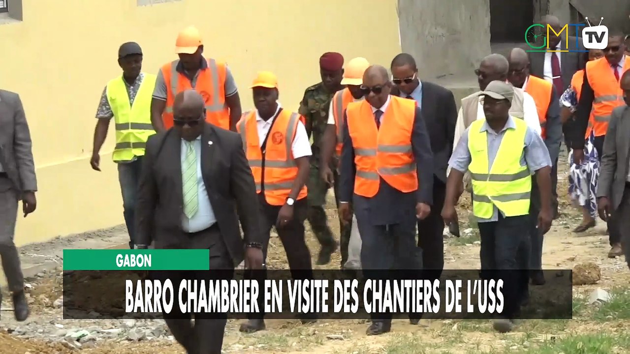 [#Reportage] Gabon : Barro Chambrier en visite des chantiers de l’USS
