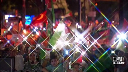 İstanbul'da "Gazze'ye Umut Işığı Ol" yürüyüşü yapıldı