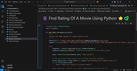How to Scrape IMDb Movie Ratings Using Python (BeautifulSoup Tutorial)