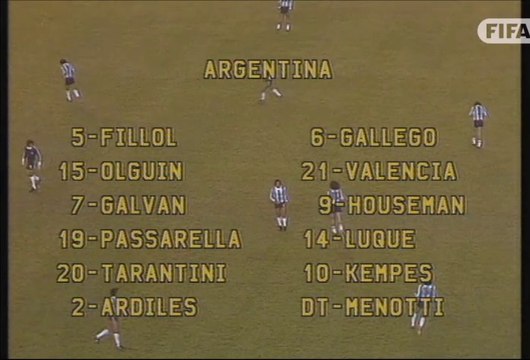 Copa do Mundo 1978 Argentina x França (Grupo 1) com Fernando Vanucci (Globo)