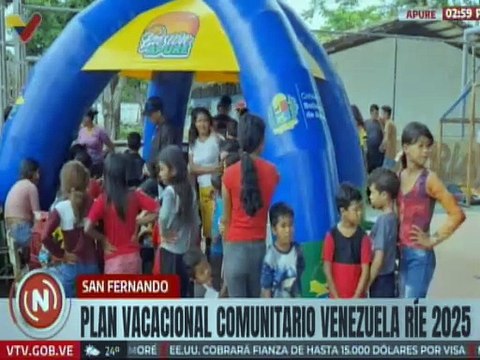 Niños y adultos mayores del mcpio. San Fernando disfrutan del Plan Vacacional Venezuela Ríe 2025