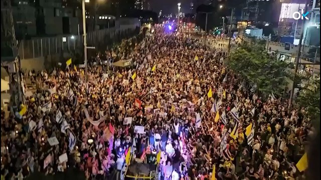Protesta en Tel Aviv contra el plan de Netanyahu para ocupar Gaza, bastión de los terroristas de Hamás