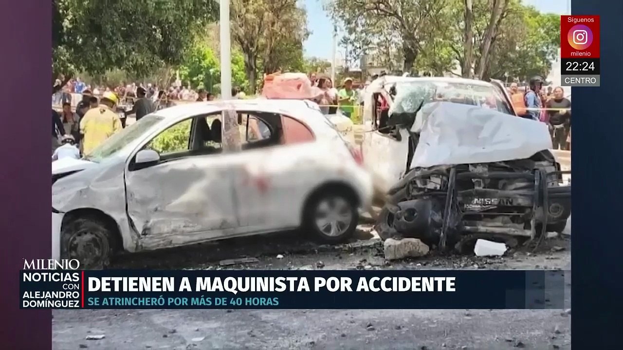 Detienen a conductor de tren por accidente en Guanajuato que dejó 6 muertos