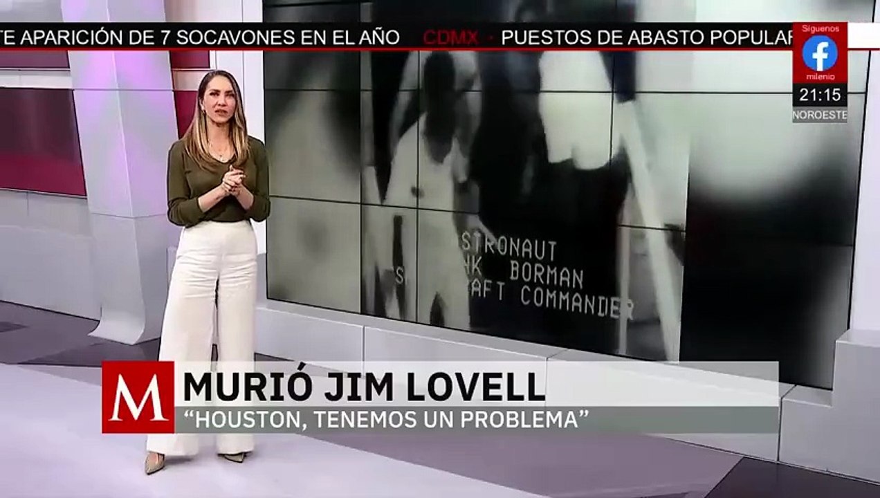Muere a los 97 años Jim Lovell, astronauta que dijo 'Houston, tenemos un problema'