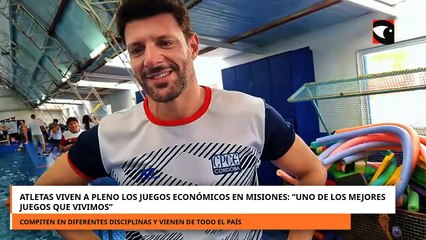 Atletas viven a pleno los Juegos Económicos en Misiones