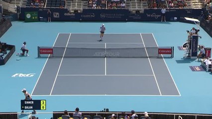 Cincinnati - Sinner expéditif pour son retour