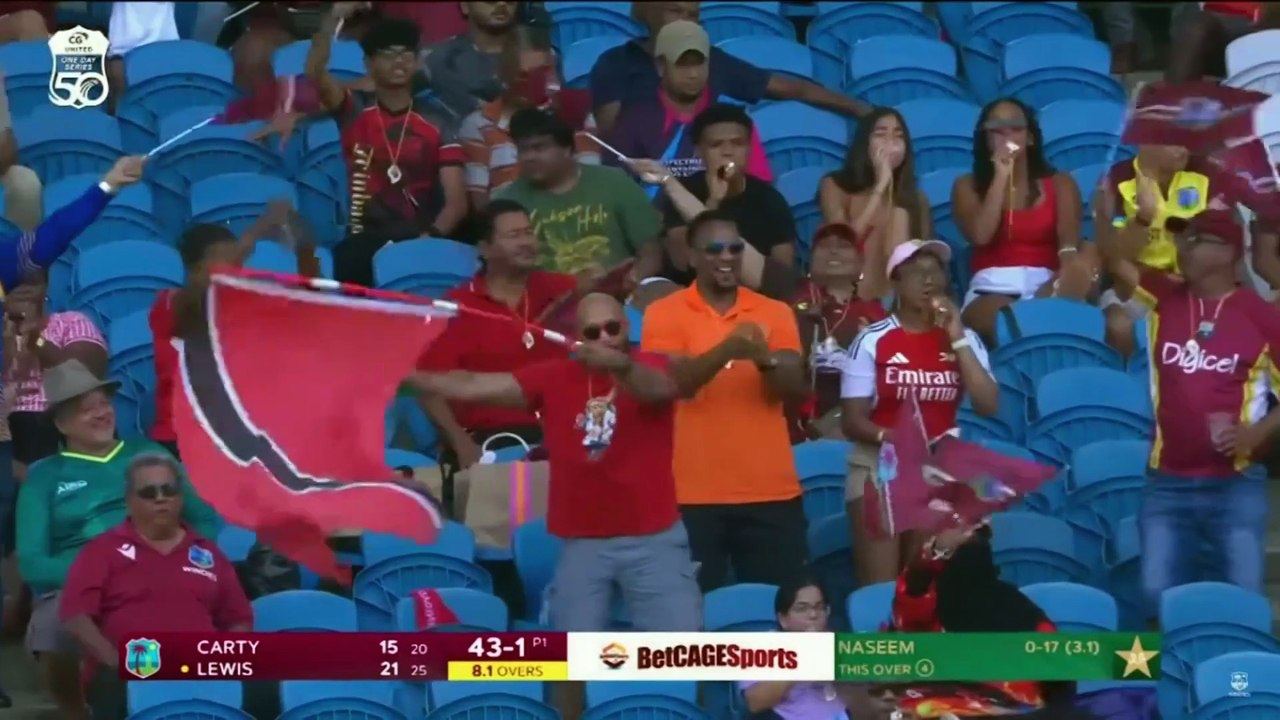 WI LOSE TO PAKISTAN 1ST ODI