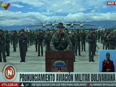 Aviación Militar Bolivariana expresa su respaldo absoluto al presidente Nicolás Maduro