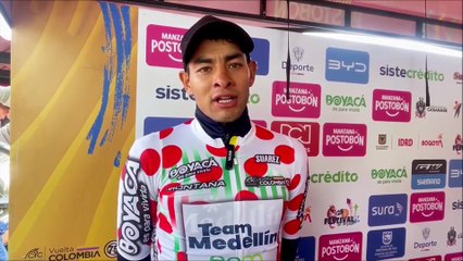 Diego Camargo del Team Medellín ganó la etapa más larga de la Vuelta a Colombia