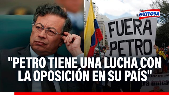 Gustavo Petro va a insistir en acusar al Perú de copar territorio: Tiene una lucha con la oposición en su país