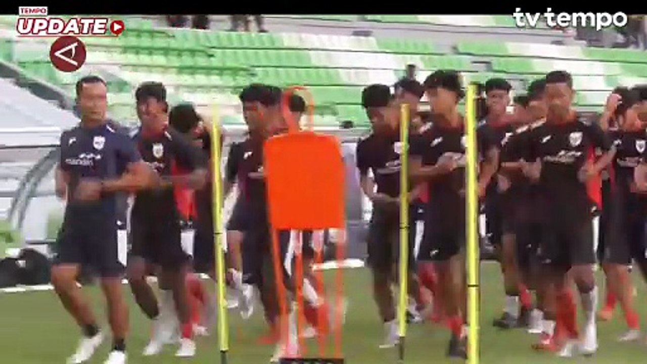 Timnas U-17 Indonesia Jalani Sesi Latihan Jelang Lawan Tajikistan