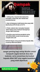 dampak dosa dan maksiat dalam Islam  #news #motivasi