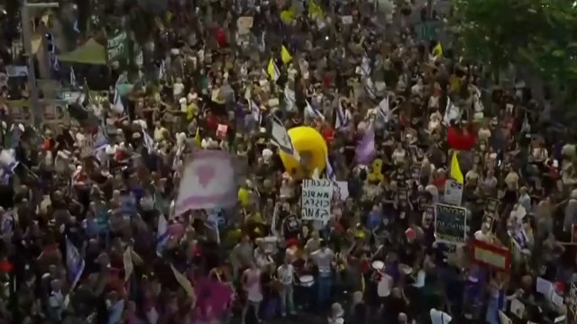 이스라엘 '가자 점령 반대' 대규모 시위...영국·튀르키예도 시위 / YTN